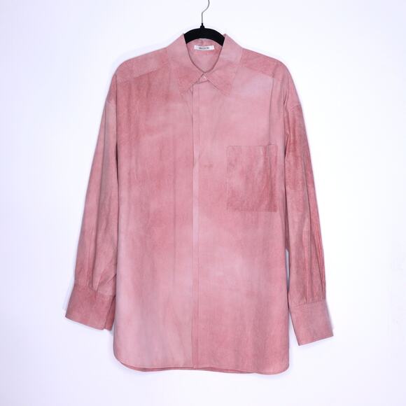 GAUCHÈRE Cotton Long Sleeve Button Down Shirt Dusty Pink Blouse Women's 38/US 6 - Picture 1 of 11